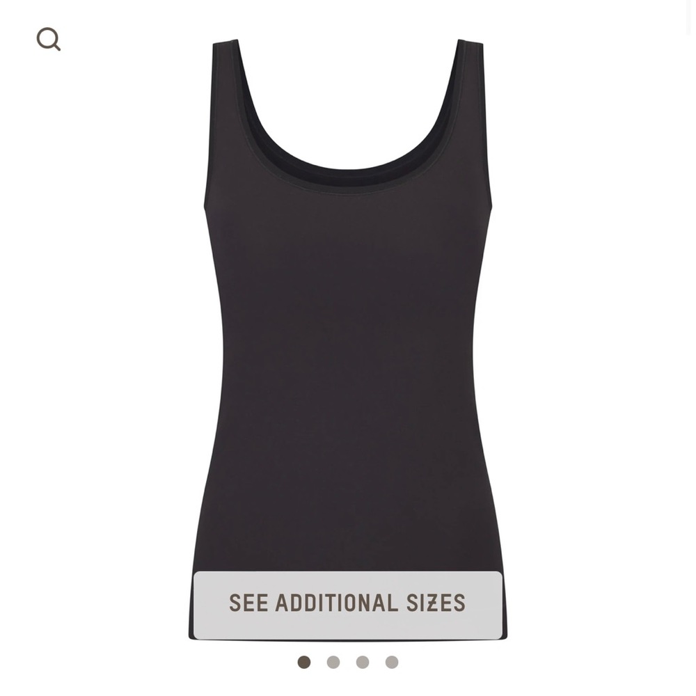 SKIMS Sculpting Tank L/XL Onyx New
